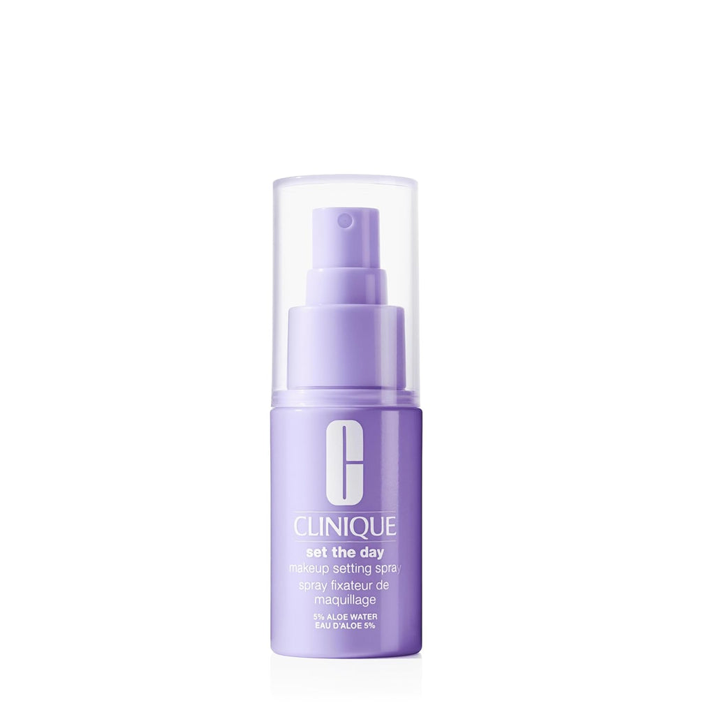 Clinique Set The Day Makeup Setting Spray With Aloe Water + Antioxidants | Sets Makeup All Day | Soothing + Hydrating Face Mist | Alcohol-Free + Suitable For Sensitive Skin