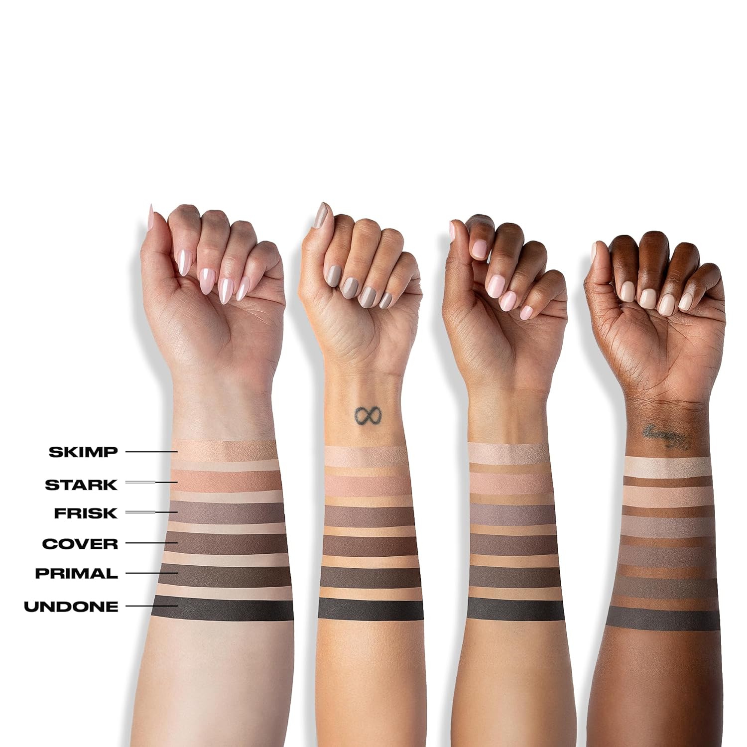URBAN DECAY Naked 2 Basics Mini Eyeshadow Palette - 6 Matte Neutral Shadows, Long-lasting Wear, Multi-Use Powder for Eye, Contour, Brows, Ultra-Blendable Cool-Tone Shades, Travel Makeup with Mirror