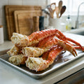 The Ultimate Family Feast: Colossal Red King Crab Legs - Hand-Selected for Highest Meat-to-Shell Ratio